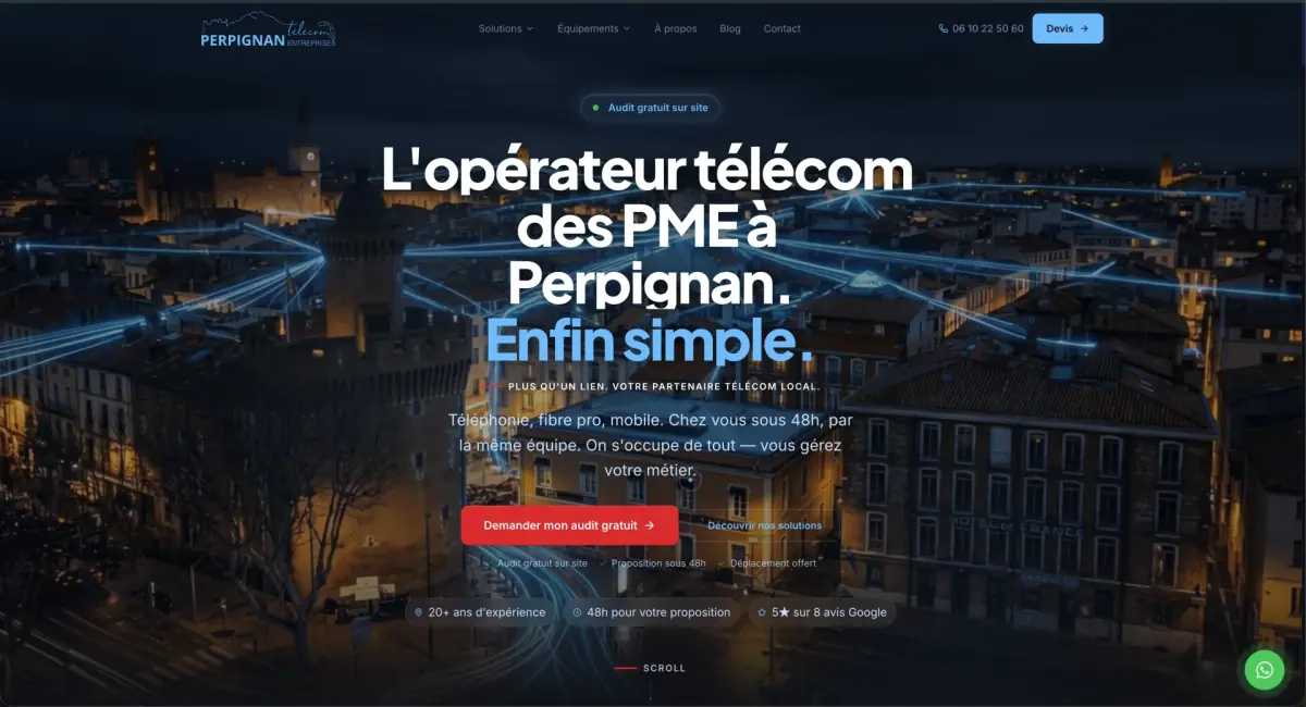 Perpignan Telecom — capture site