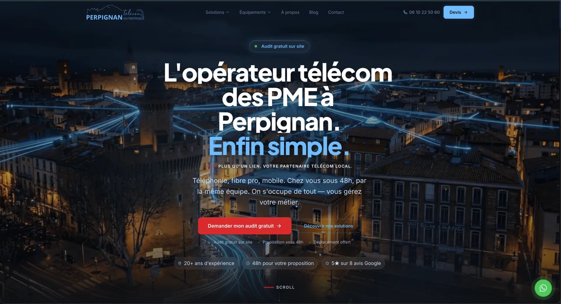 Perpignan Telecom — capture site
