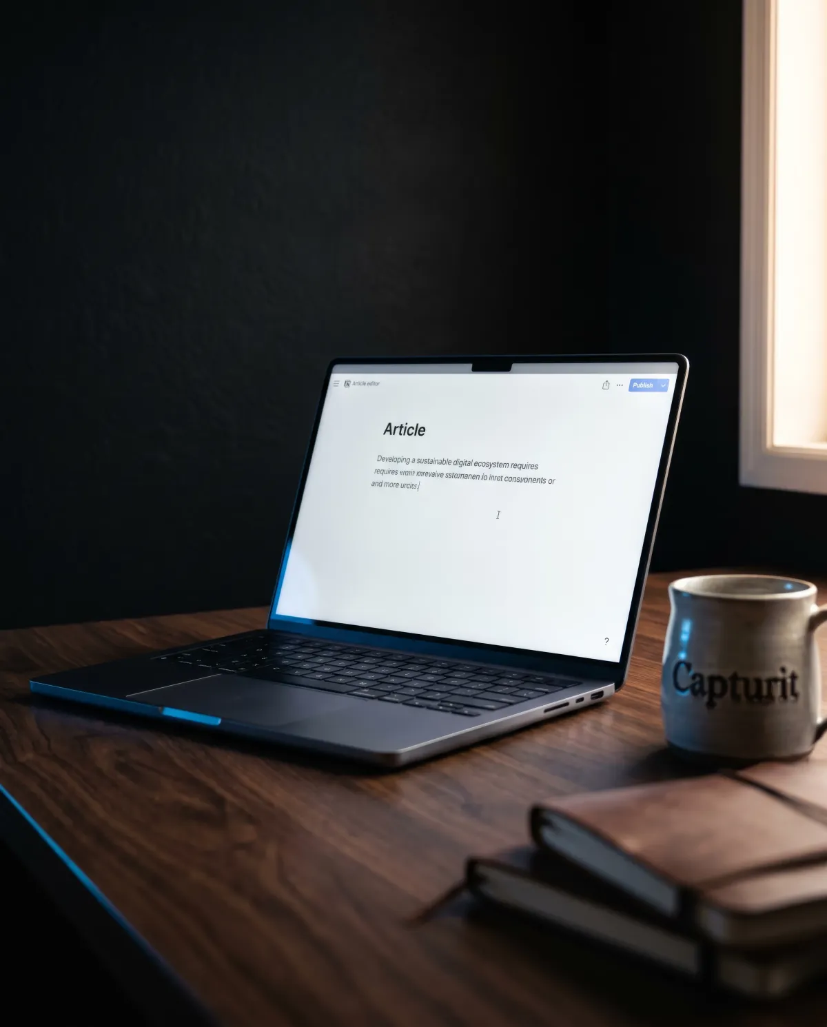 Vous écrivez, on s'occupe du reste — Un espace simple permet de publier vos articles depuis n'importe quel navigateur, sans extension à maintenir ni mise en page à reconstruire.